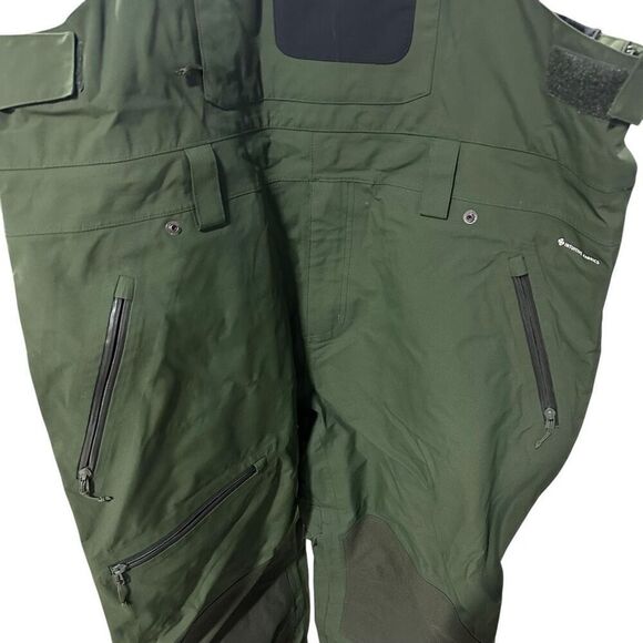 Flylow Baker Snow Bib Overalls XXL Pine Green - Picture 3 of 9